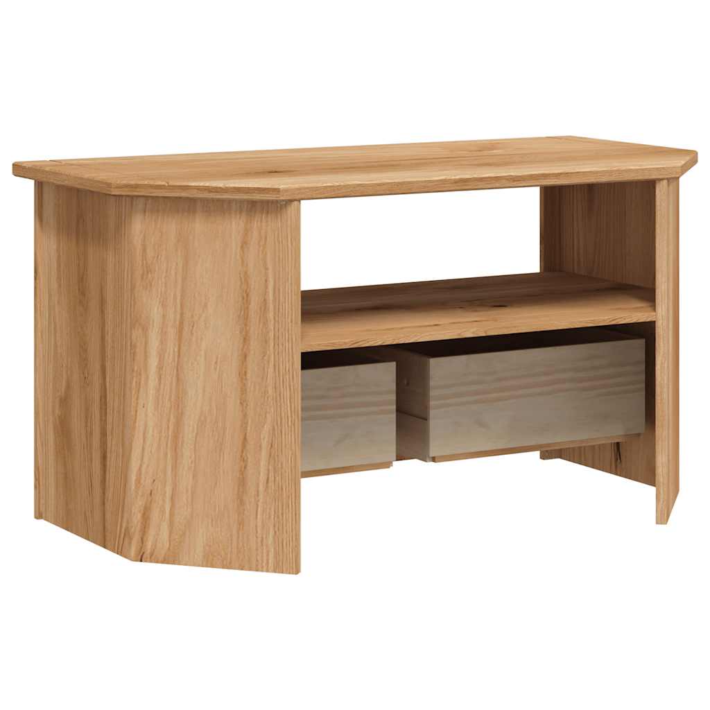 TV-Eckschrank 93 x 49 x 49 cm Massivholz Panama-Kiefer