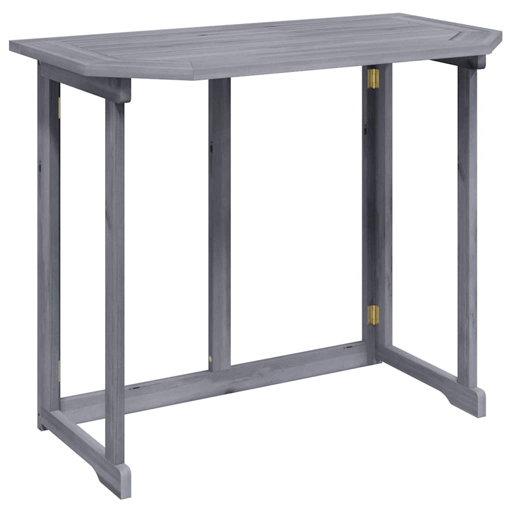 Balkontisch Klappbar 90x50x74 cm Massivholz Akazie