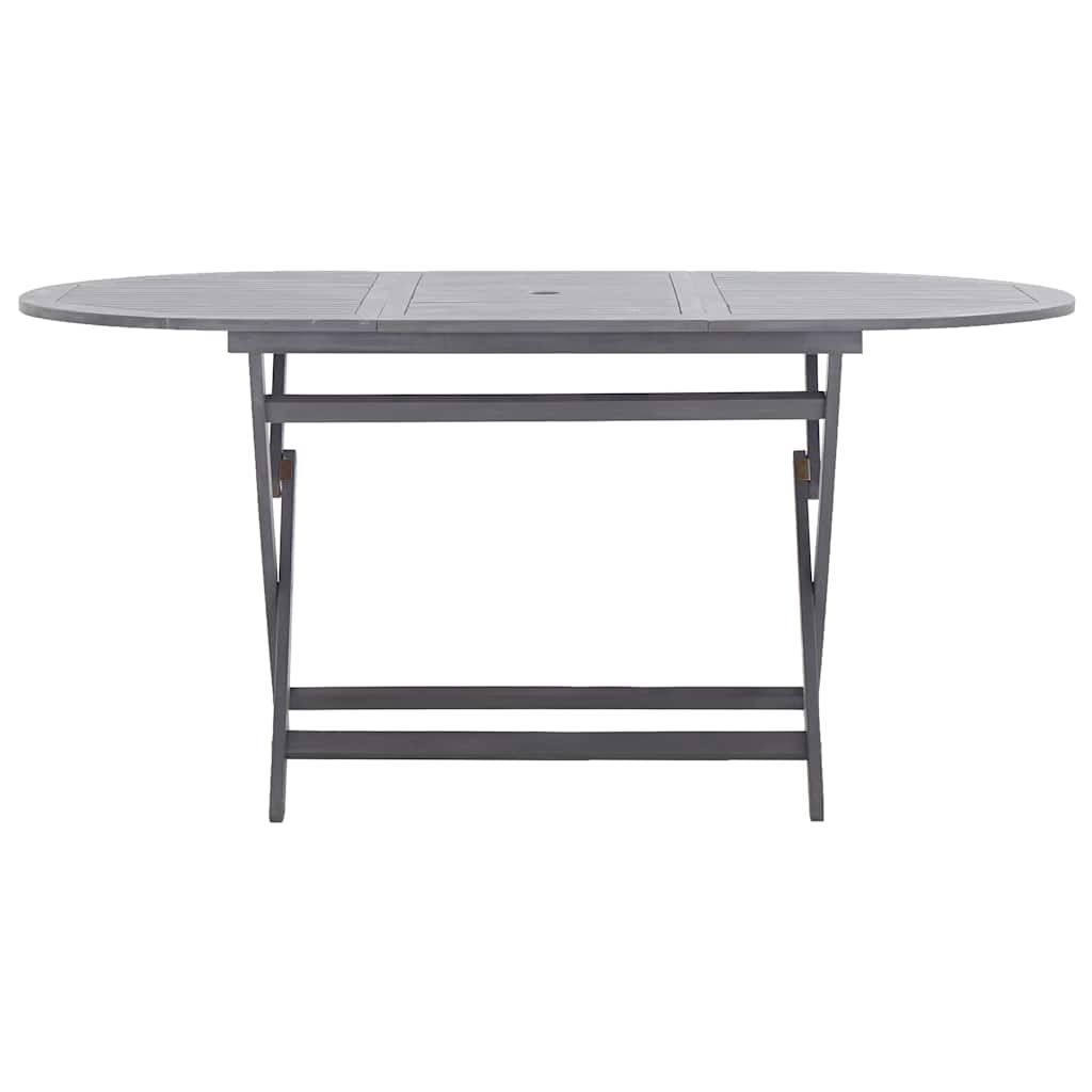 Gartentisch Klappbar 160x85x75 cm Massivholz Akazie