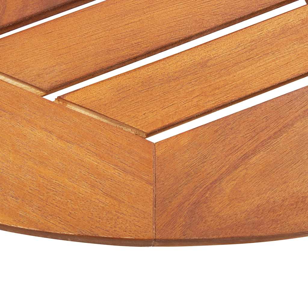 Gartentisch Klappbar 90x75 cm Massivholz Akazie