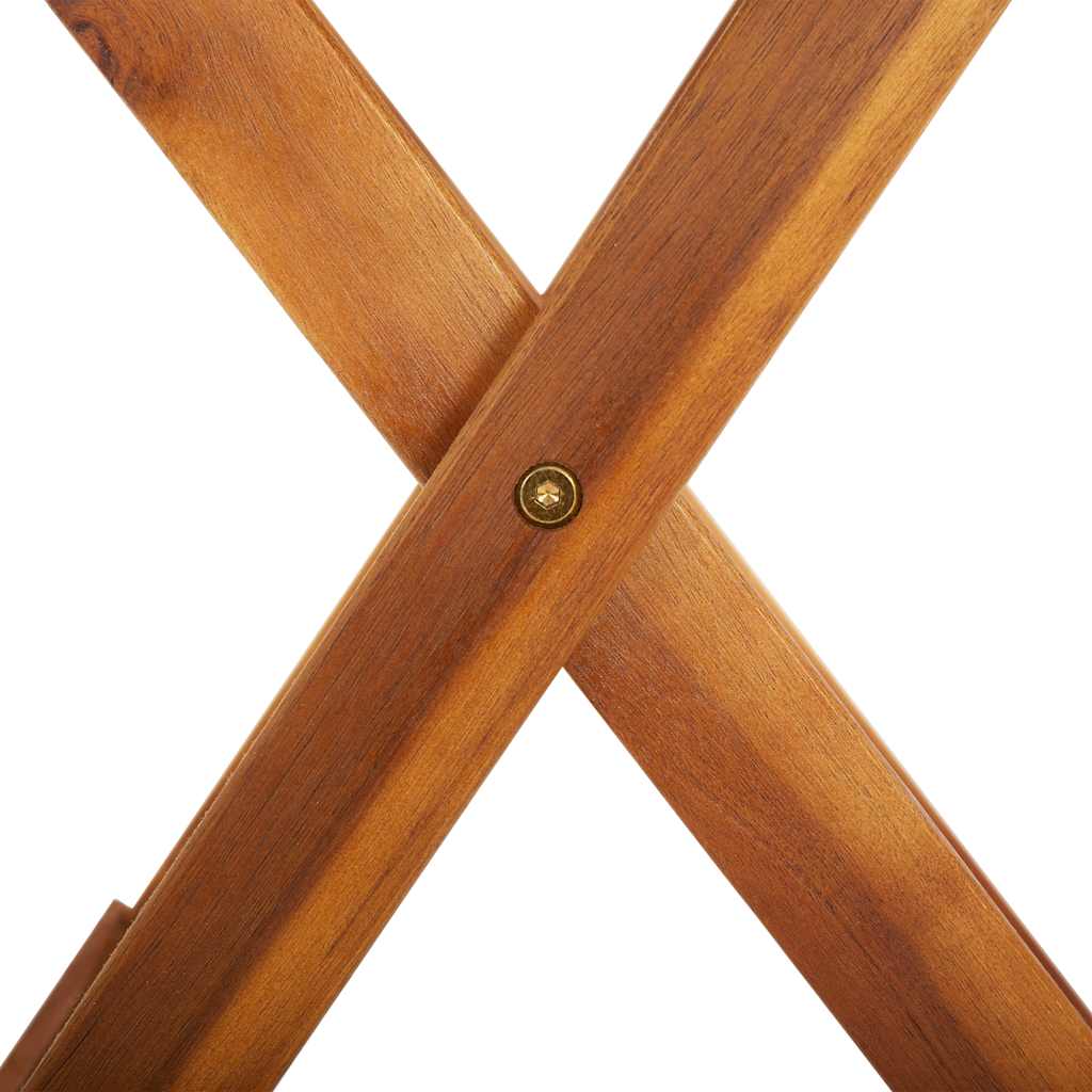 Gartentisch Klappbar 90x75 cm Massivholz Akazie