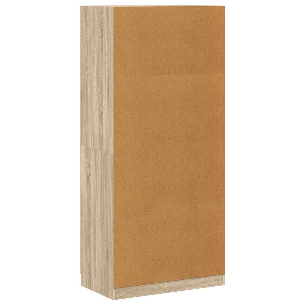 Kleiderschrank Sonoma-Eiche 90x52x200 cm Holzwerkstoff
