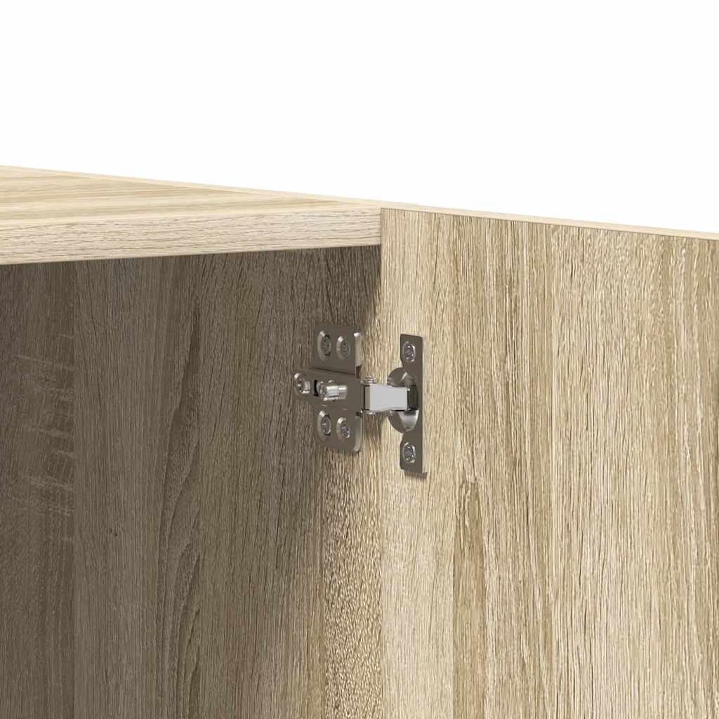 Kleiderschrank Sonoma-Eiche 90x52x200 cm Holzwerkstoff