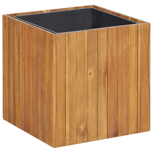 Garten-Hochbeet 43,5 x 43,5 x 43,5 cm Massivholz Akazie