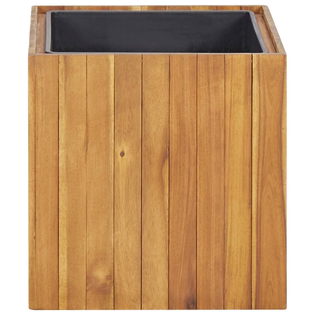 Garten-Hochbeet 43,5 x 43,5 x 43,5 cm Massivholz Akazie