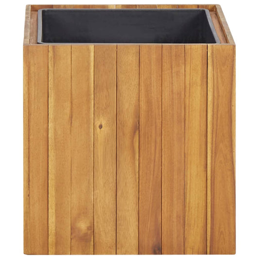 Garten-Hochbeet 43,5 x 43,5 x 43,5 cm Massivholz Akazie