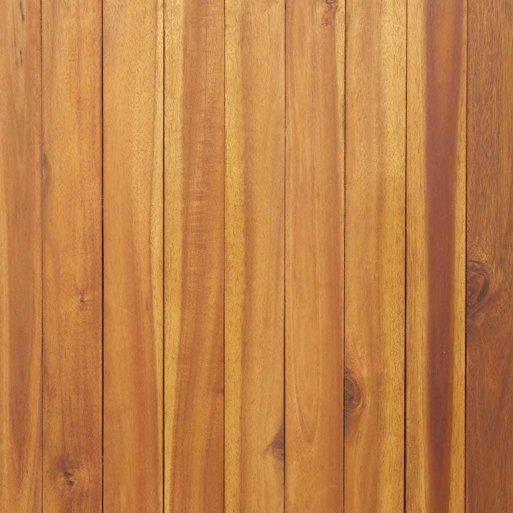 Garten-Hochbeet 43,5 x 43,5 x 43,5 cm Massivholz Akazie