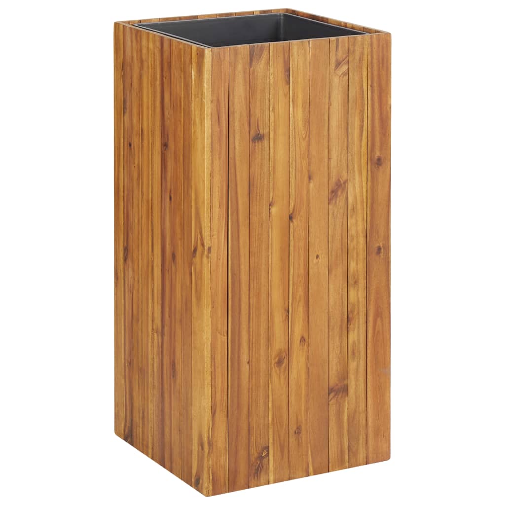 Garten-Hochbeet 43,5 x 43,5 x 90 cm Massivholz Akazie