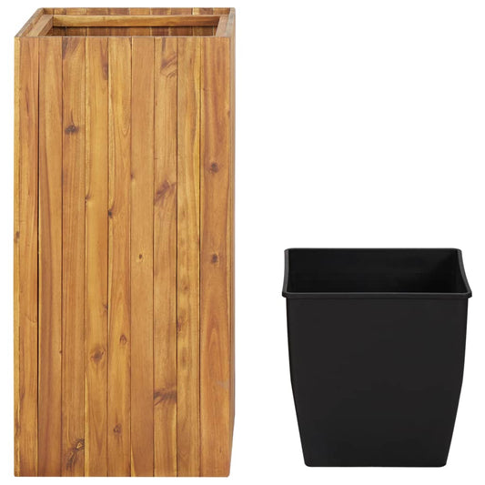 Garten-Hochbeet 43,5 x 43,5 x 90 cm Massivholz Akazie