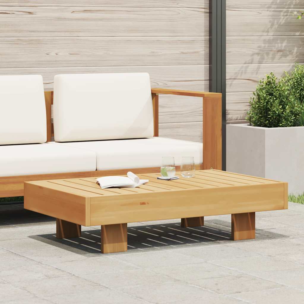 Couchtisch 100x60x25 cm Massivholz Akazie