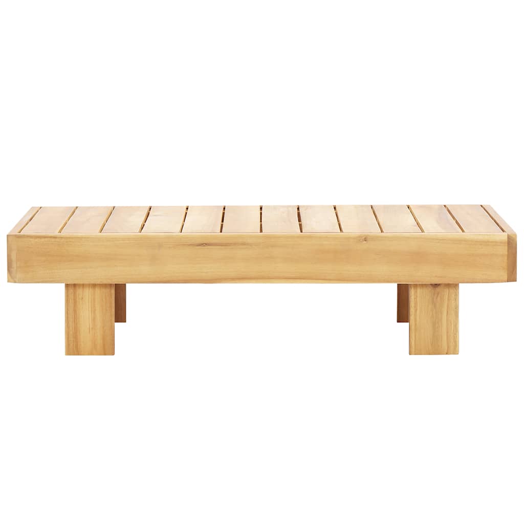 Couchtisch 100x60x25 cm Massivholz Akazie