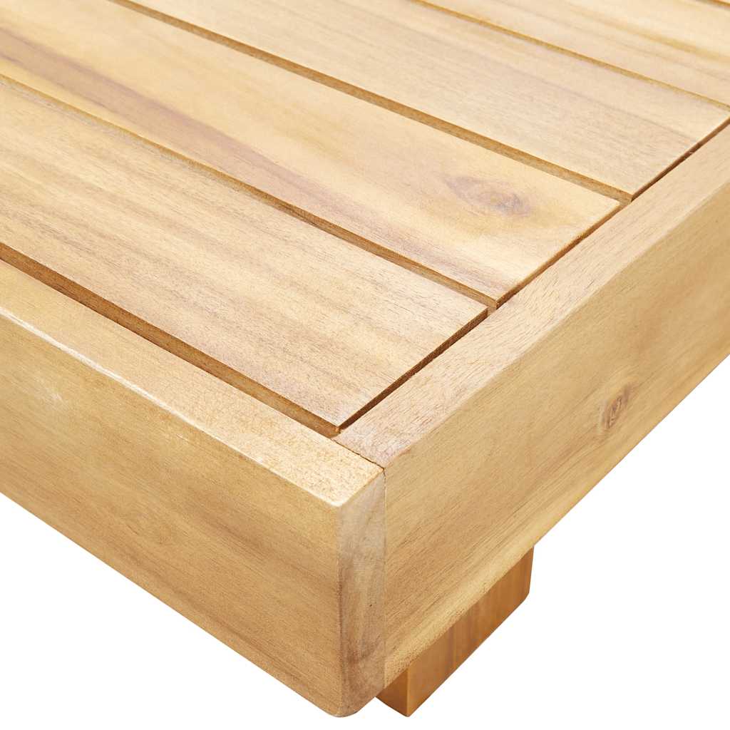Couchtisch 100x60x25 cm Massivholz Akazie