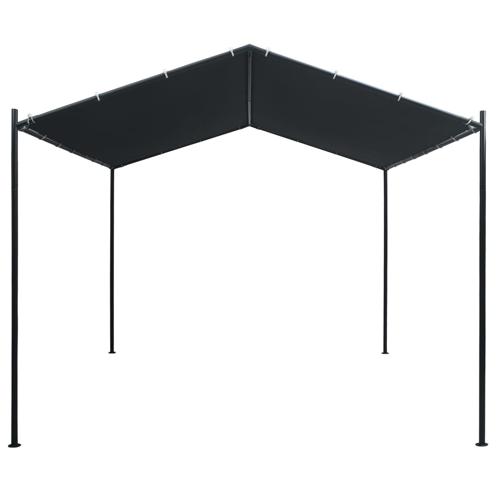 Pavilion Partyzelt Überdachung 3x3 m Stahl Anthrazit