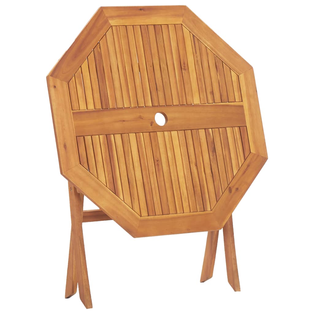 Gartentisch Klappbar 90x75 cm Massivholz Akazie