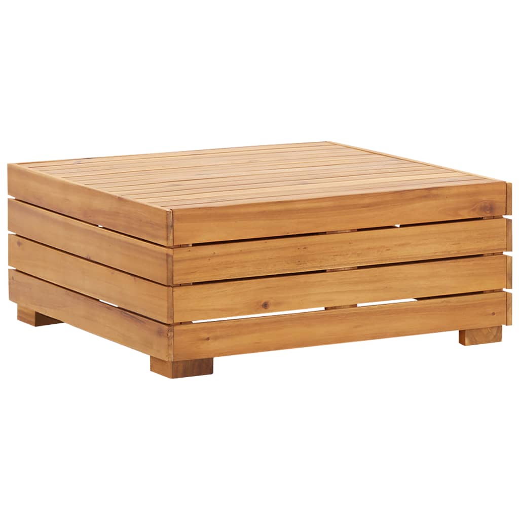 Modular-Fußhocker 1 Stk. mit Kissen Massivholz Akazie
