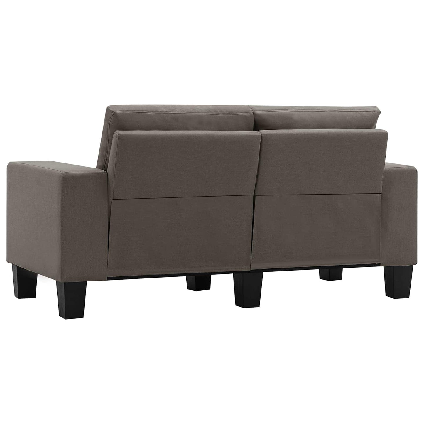 Sofa Taupe 2-Sitzer Stoff