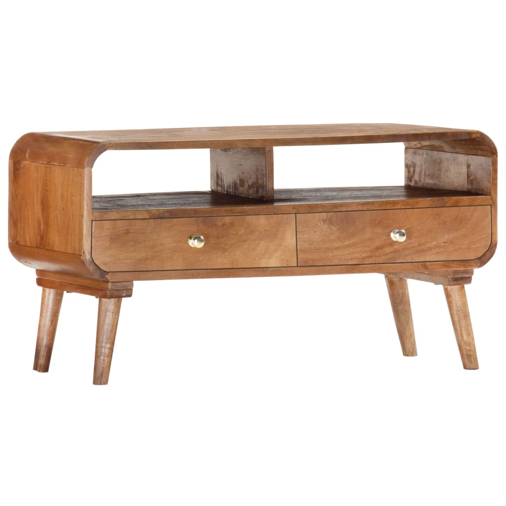 TV-Schrank 90 x 35 x 47 cm Massivholz Mango