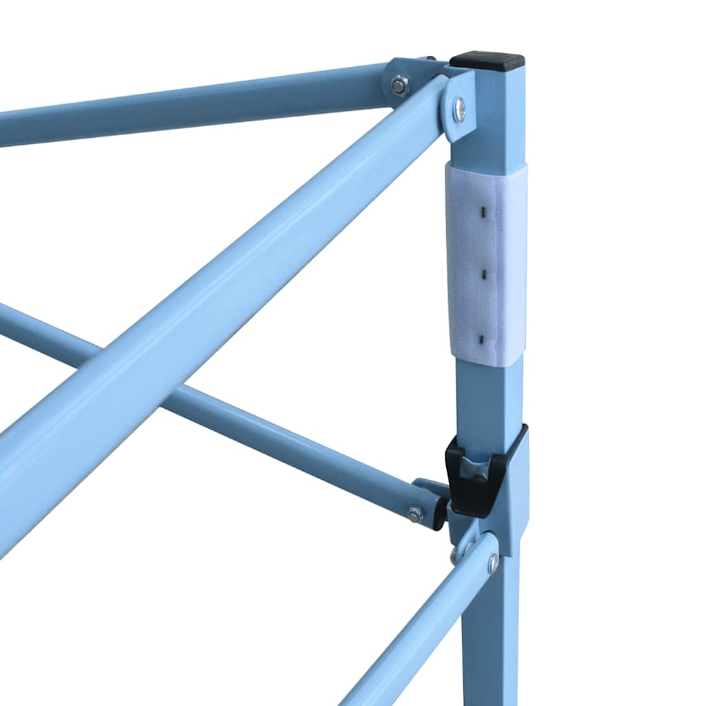 Profi-Partyzelt Faltbar mit 4 Seitenwänden 280x410x315 cm Stahl Weiß