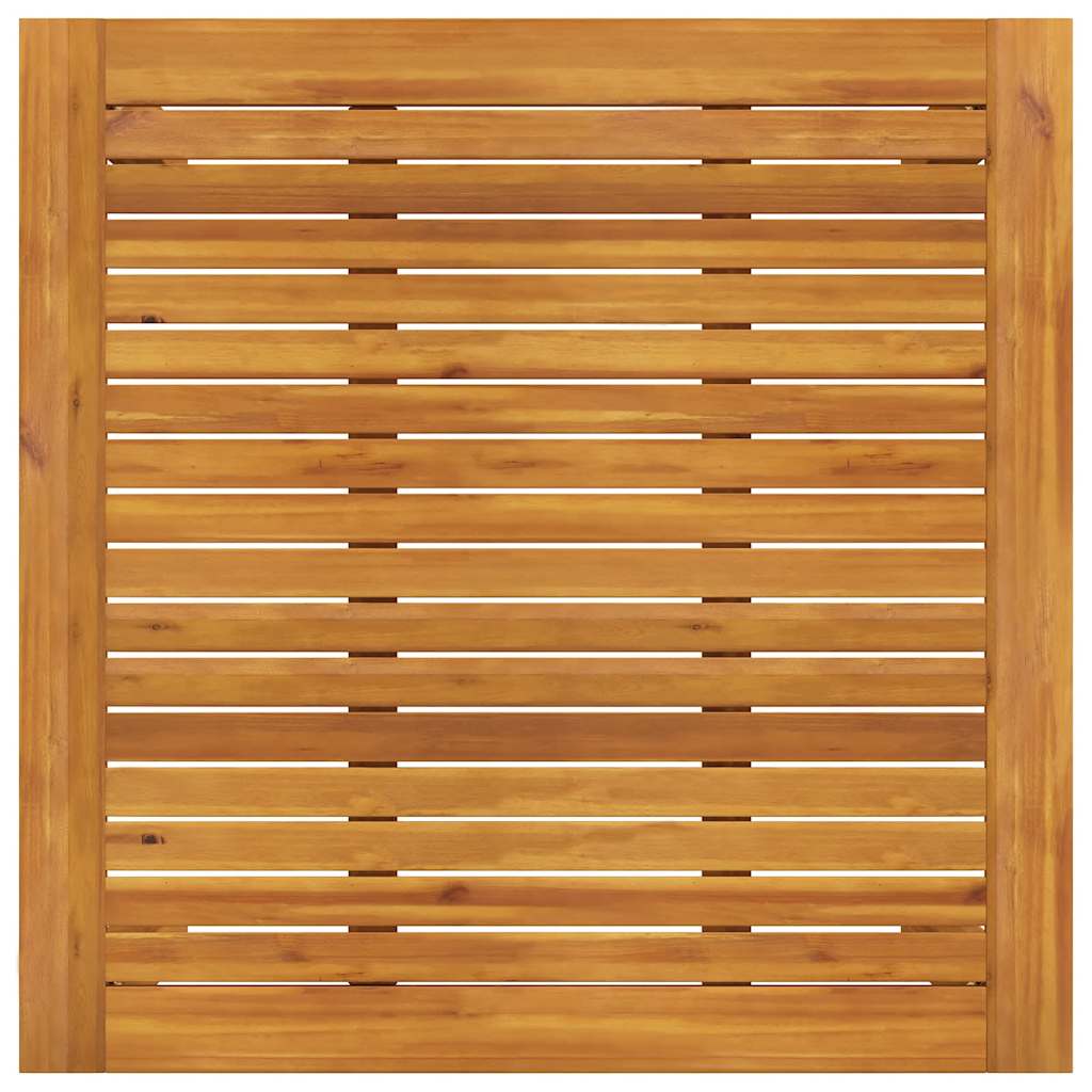 Gartentisch 85x85x74 cm Massivholz Akazie