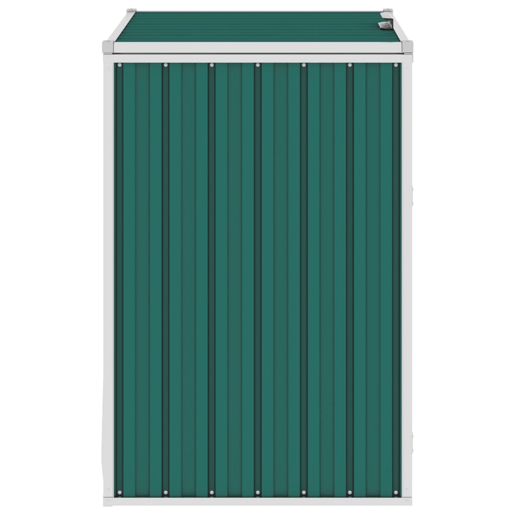 Mülltonnenbox Grün 72×81×121 cm Stahl