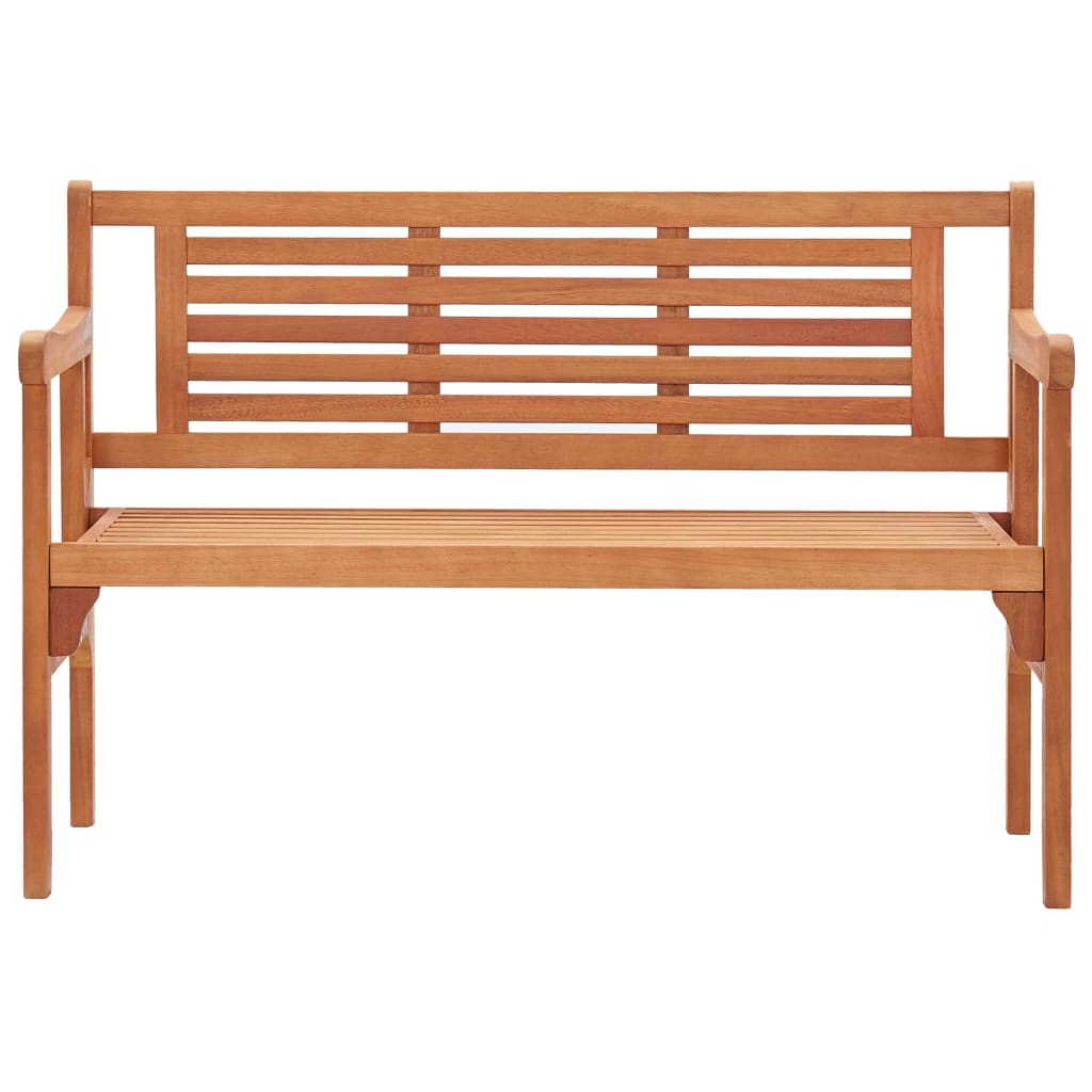 Gartenbank Klappbar 120 cm Massivholz Eukalyptus