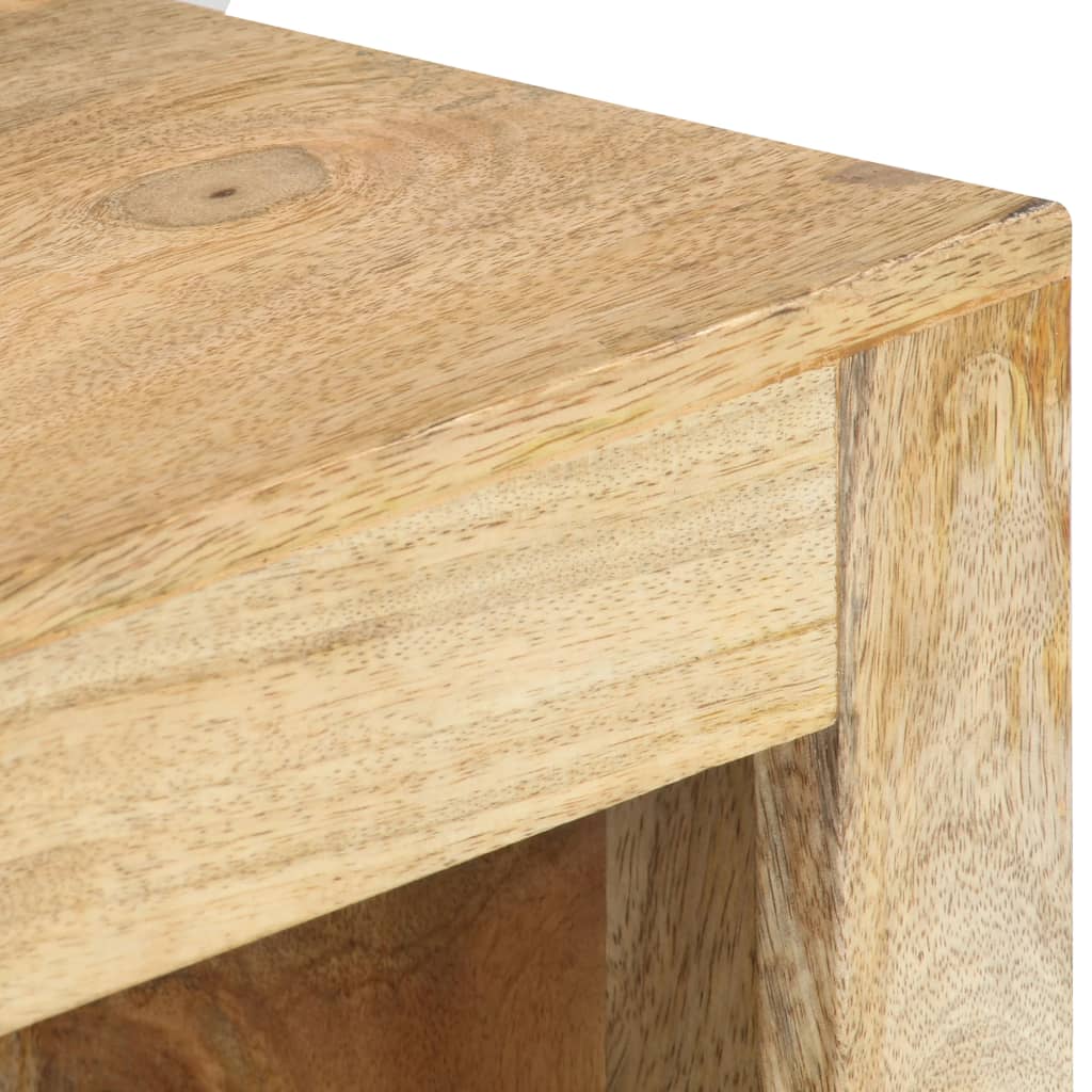 TV-Eckschrank 90 x 45 x 45 cm Massivholz Mango