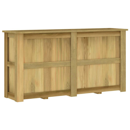 Hochbeet 196 x 50 x 100 cm Kiefernholz Imprägniert