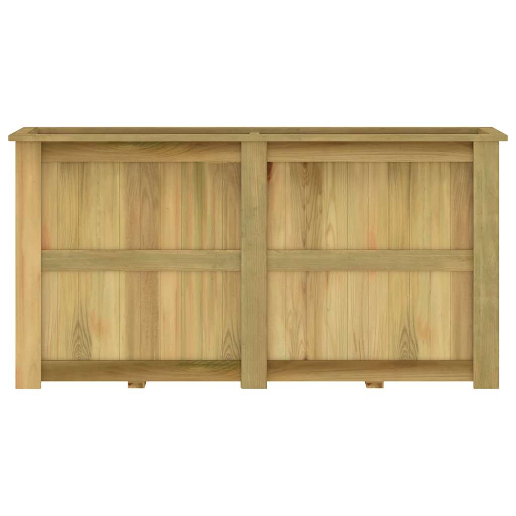 Hochbeet 196 x 50 x 100 cm Kiefernholz Imprägniert