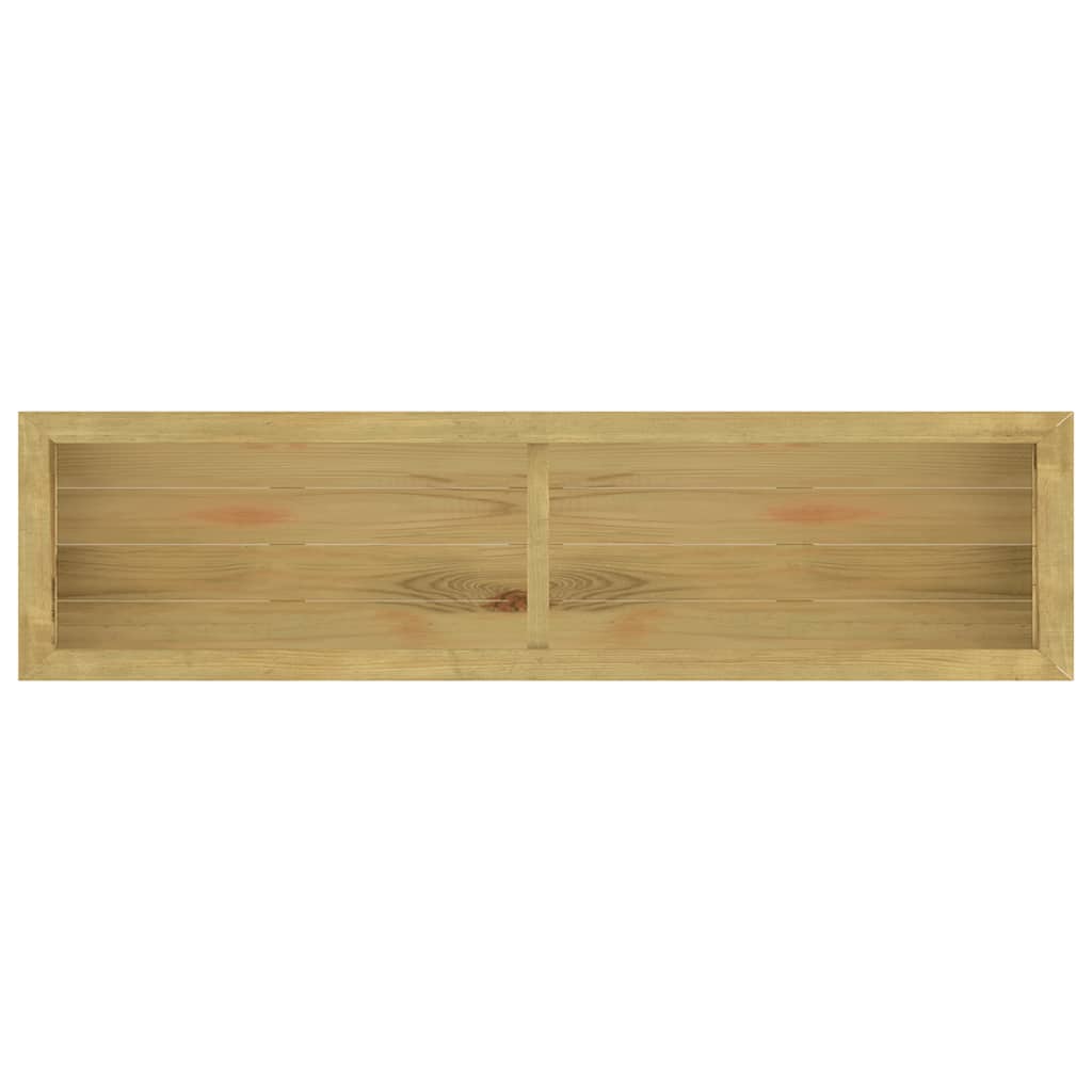Hochbeet 196 x 50 x 100 cm Kiefernholz Imprägniert