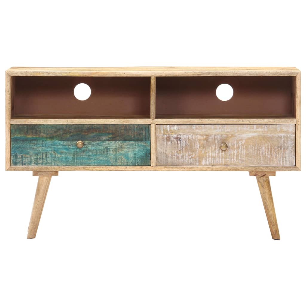 TV-Schrank 88 x 30 x 50 cm Massivholz Mango