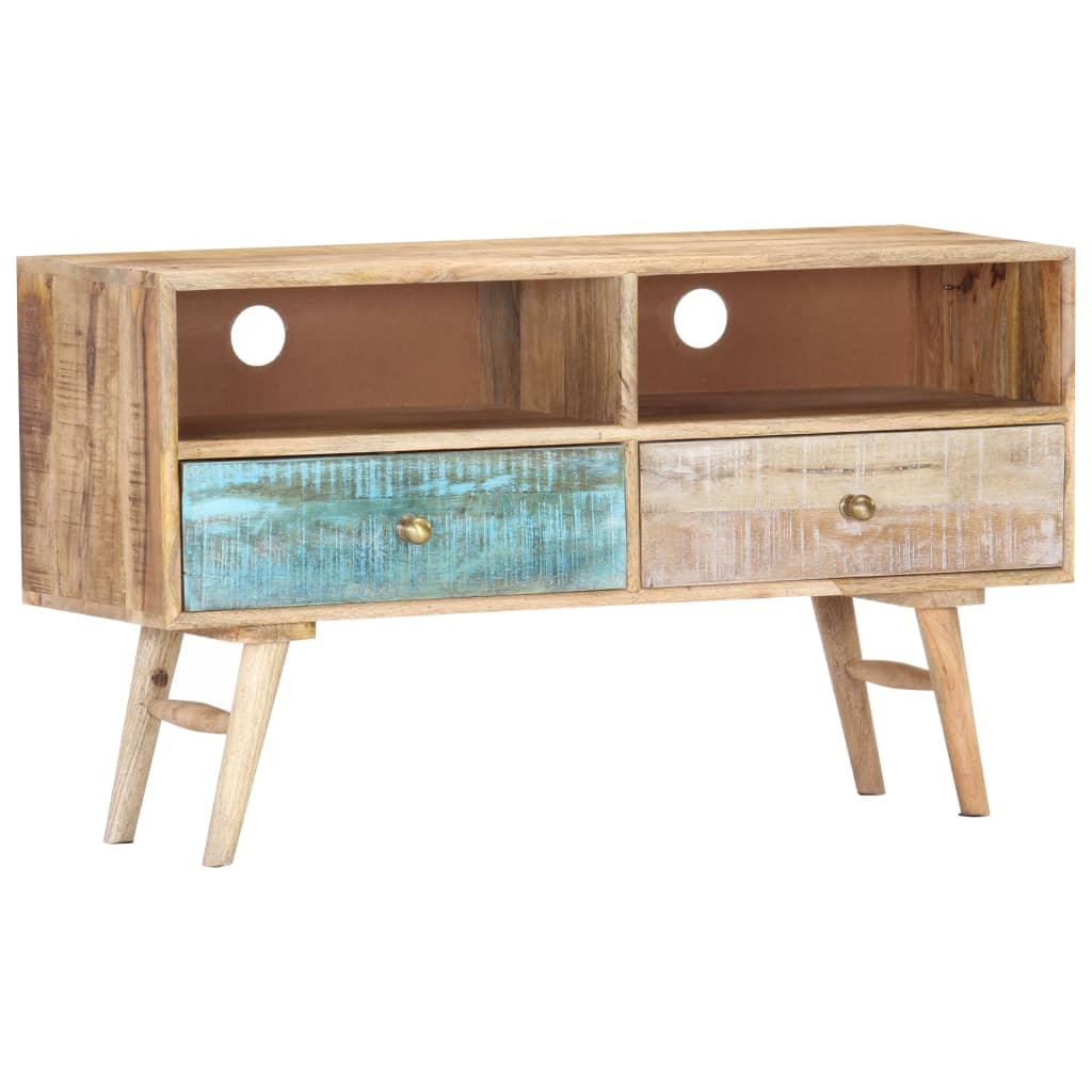 TV-Schrank 88 x 30 x 50 cm Massivholz Mango