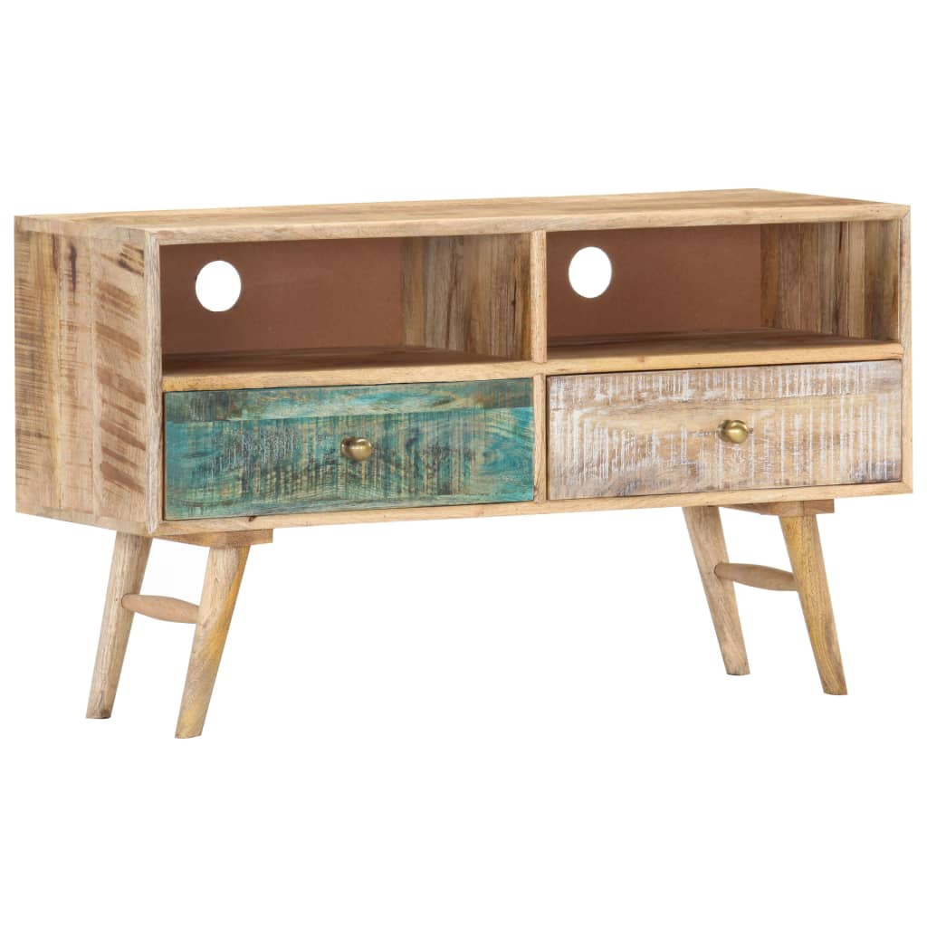 TV-Schrank 88 x 30 x 50 cm Massivholz Mango