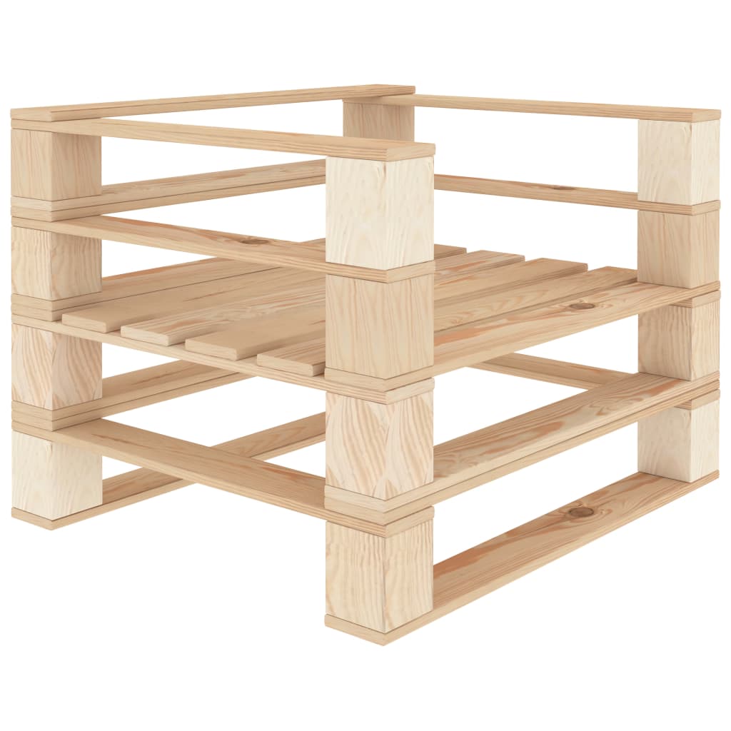 Paletten-Sessel Holz