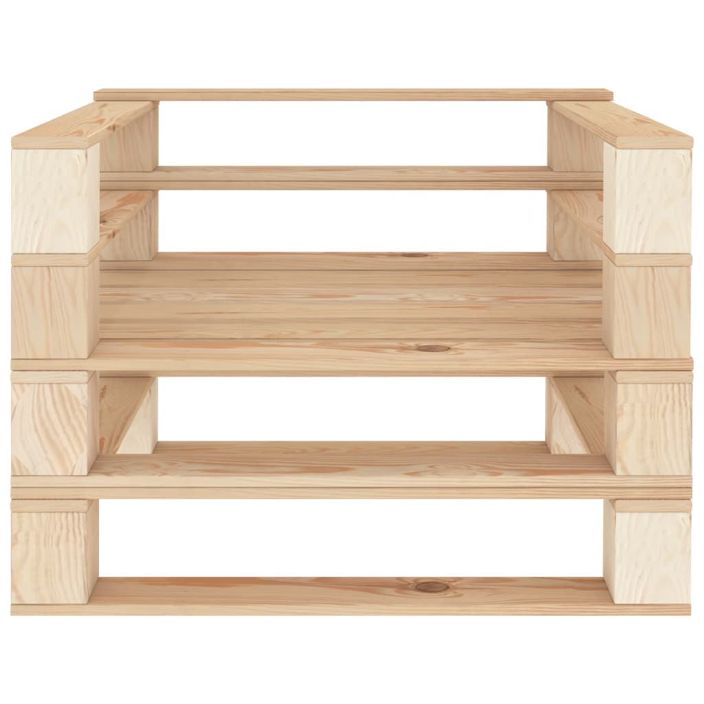 Paletten-Sessel Holz