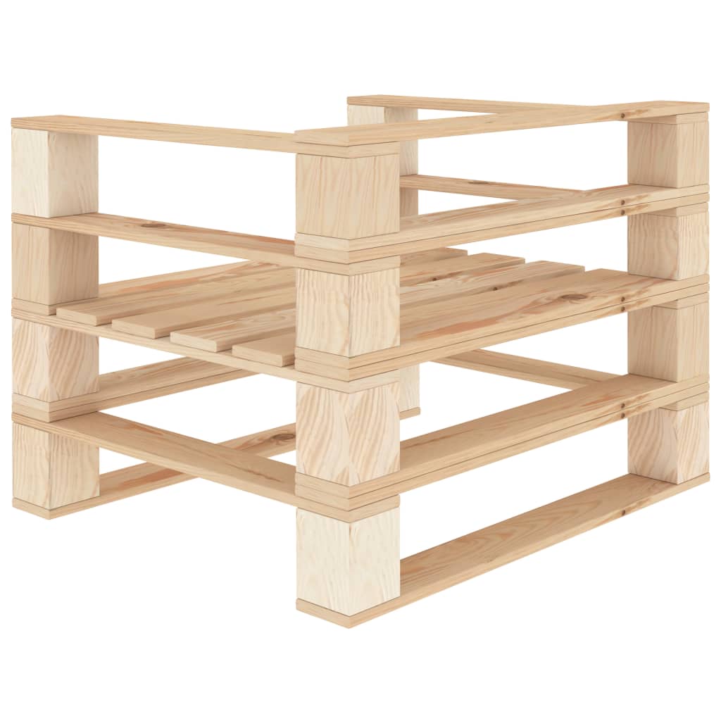 Paletten-Sessel Holz