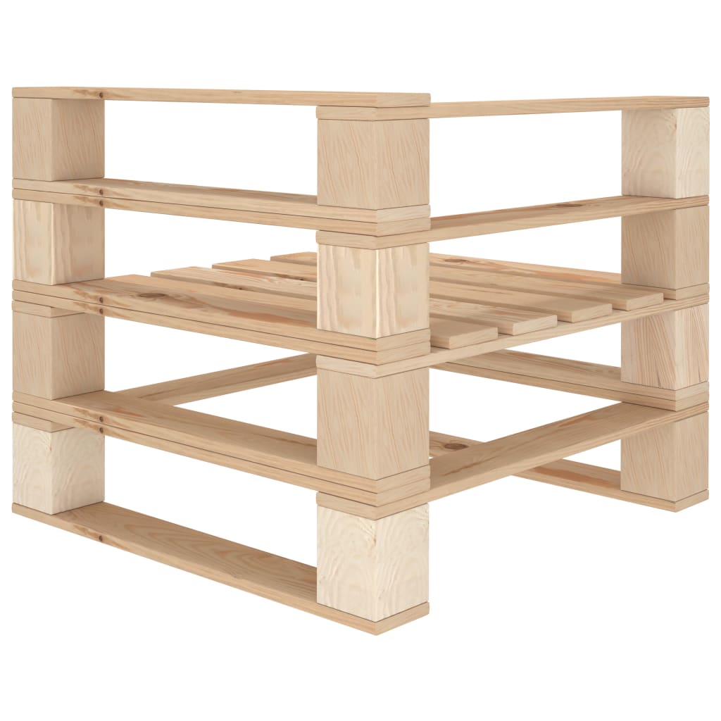 Garten-Palettensofa 2-Sitzer Holz