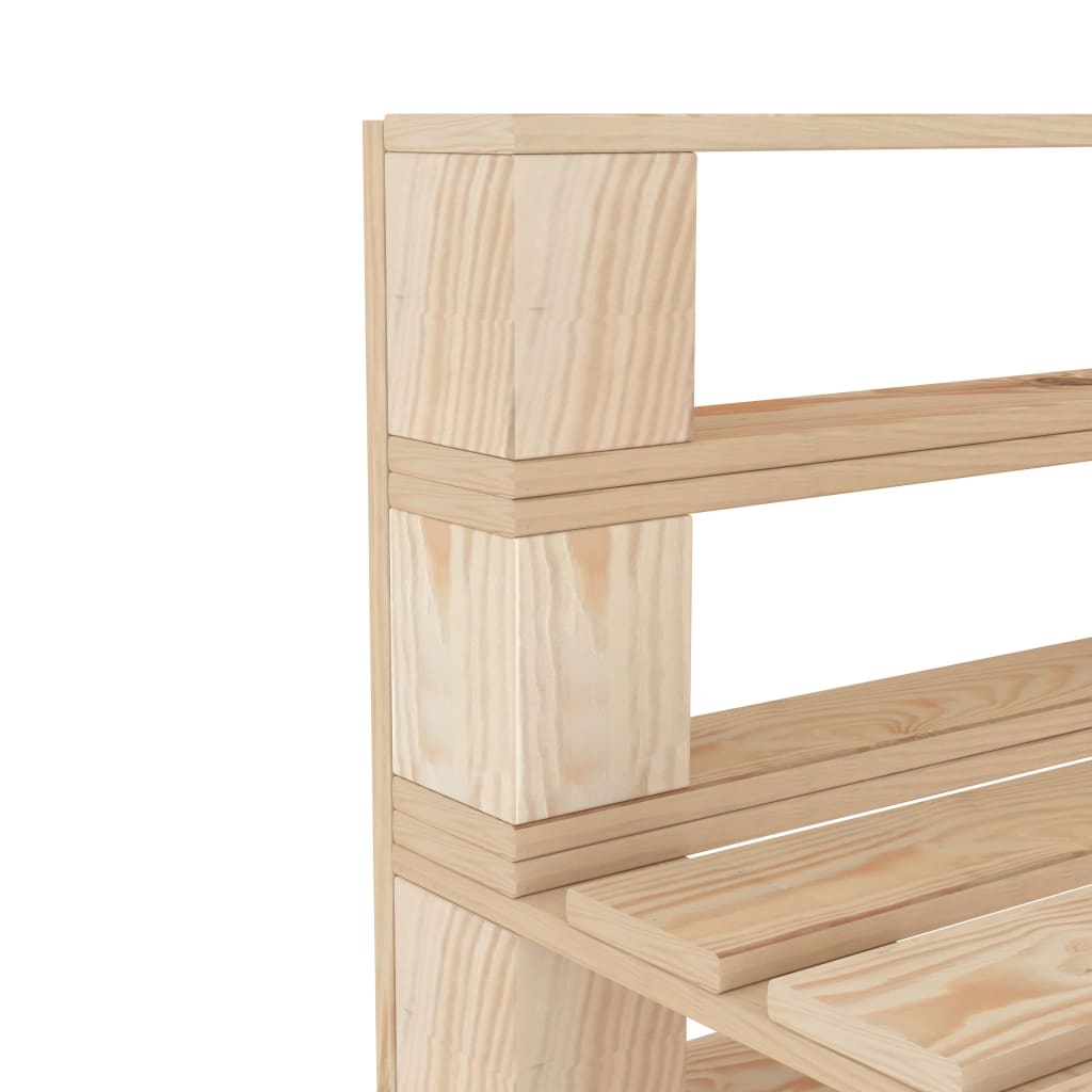 Garten-Palettensofa 3-Sitzer Holz
