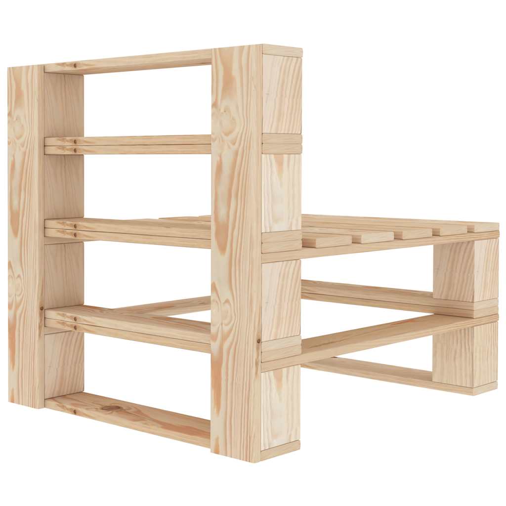 Garten-Palettensofa 4-Sitzer Holz
