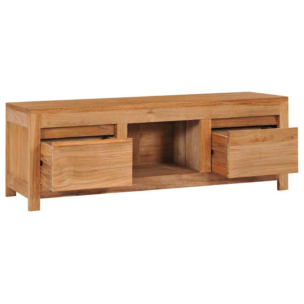 TV-Schrank 100×30×35 cm Massivholz Teak