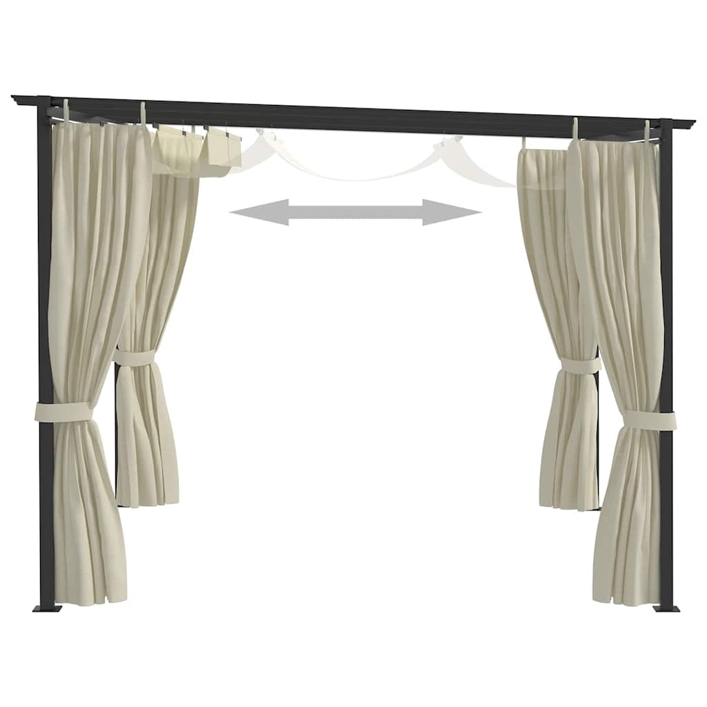 Pavillon 4 x 3 m Creme