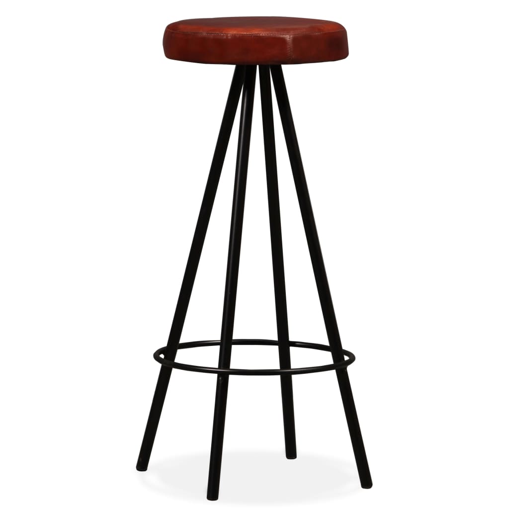 9-tlg. Bar-Set Massivholz Akazie und Echtleder