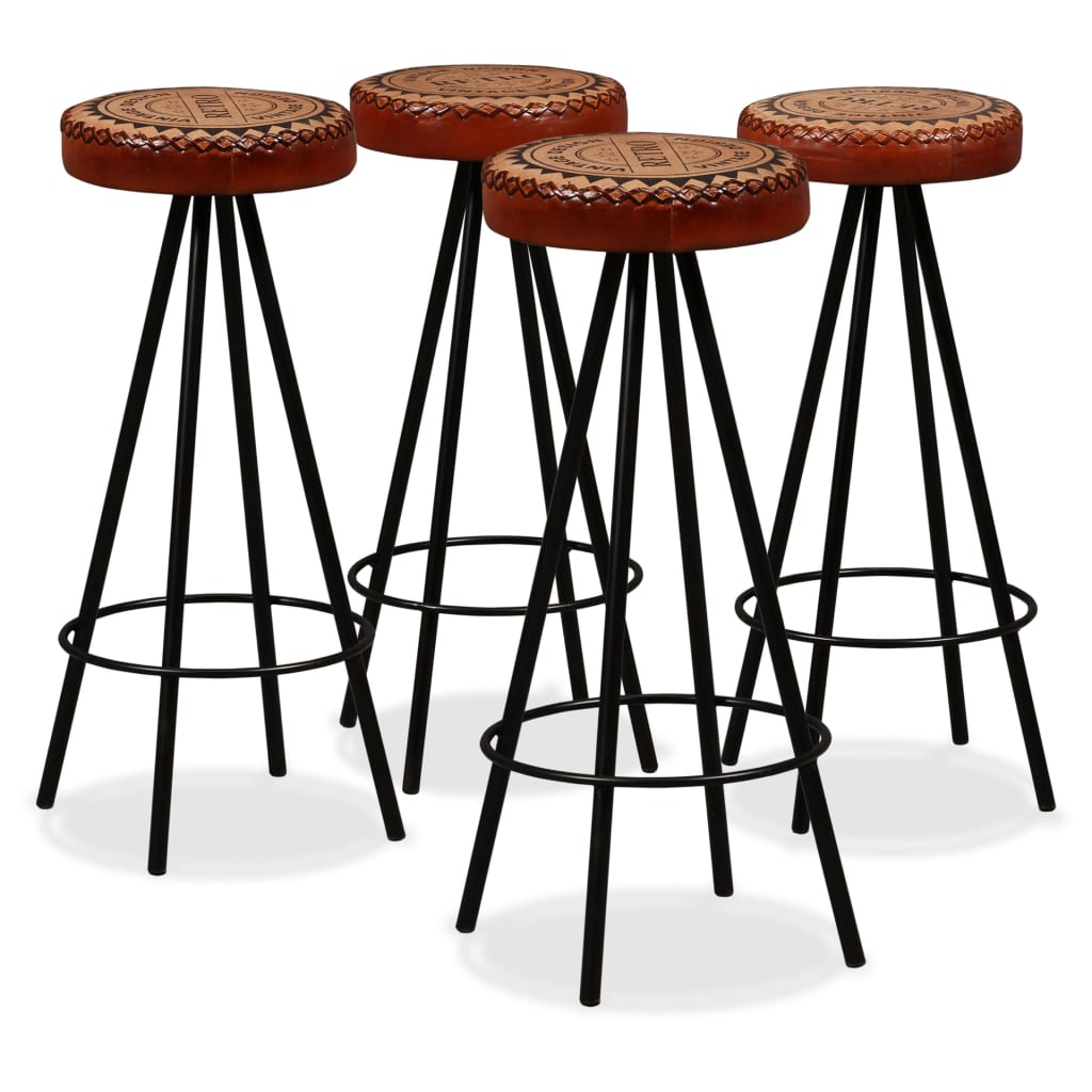 9-tlg. Bar-Set Massivholz Akazie, Echtleder und Canvas