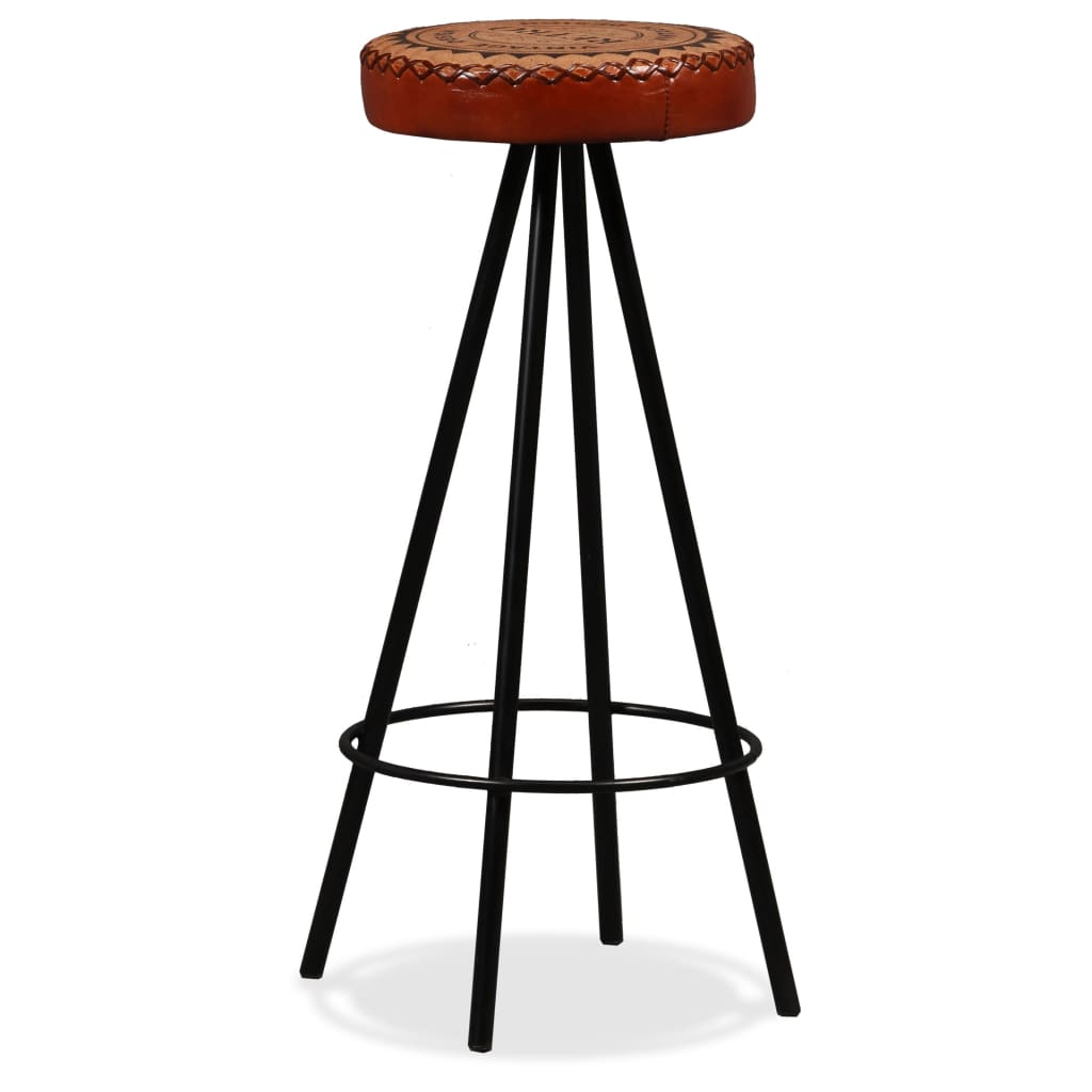 9-tlg. Bar-Set Massivholz Akazie, Echtleder und Canvas