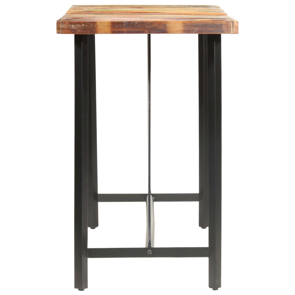 9-tlg. Bar-Set Recyceltes Massivholz