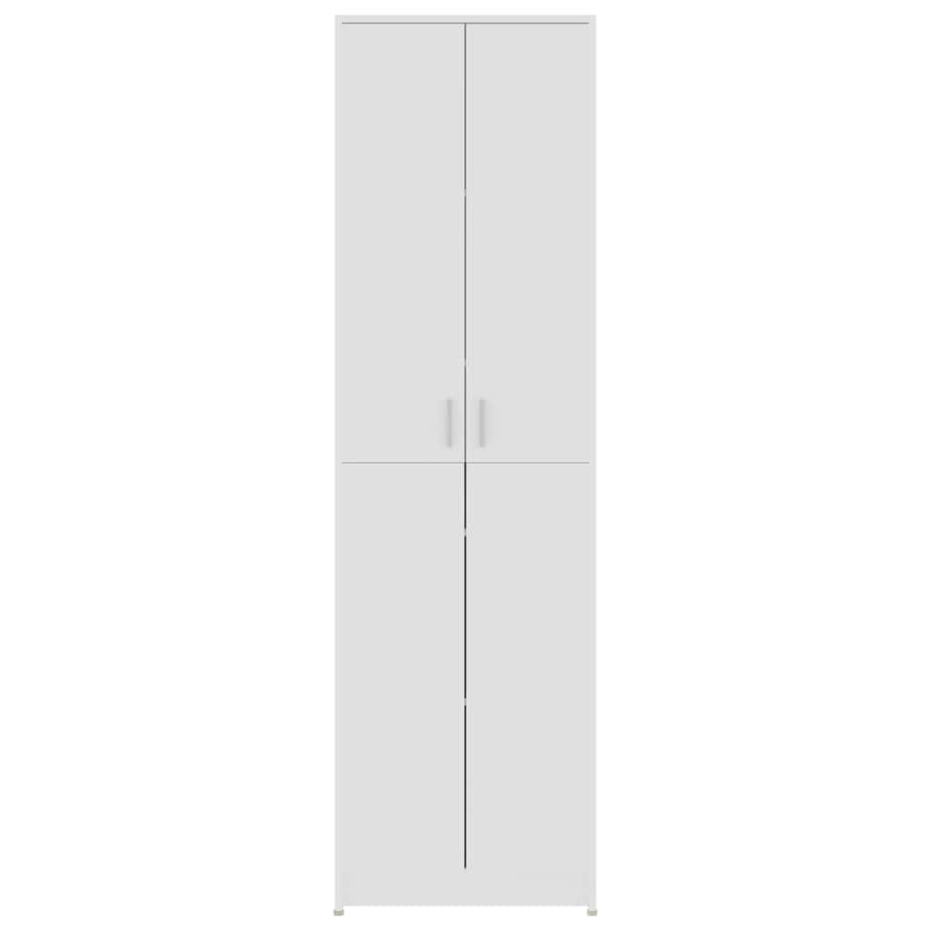 Garderobenschrank Weiß 55x25x189 cm Holzwerkstoff