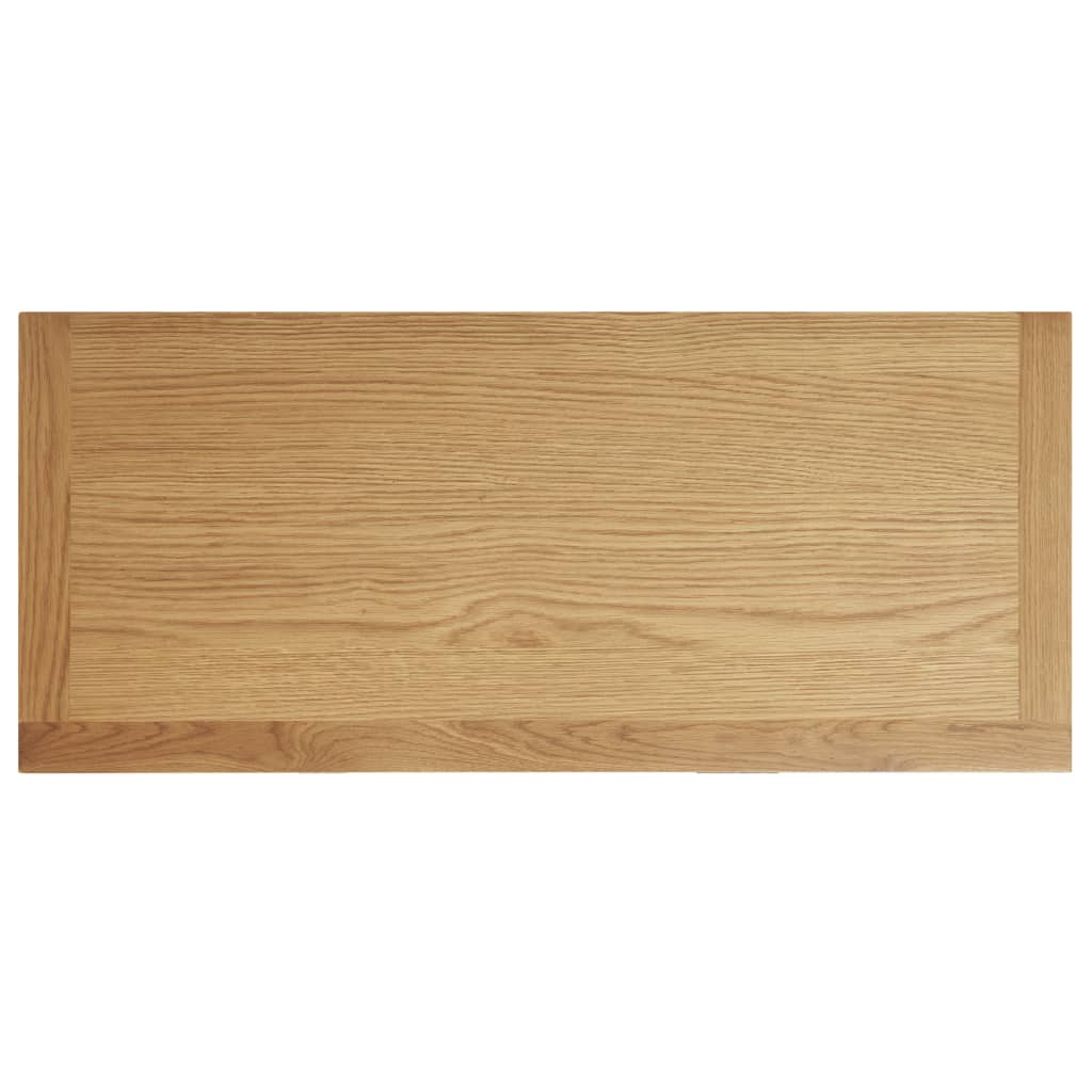 Kommode 80x35x75 cm Massivholz Eiche