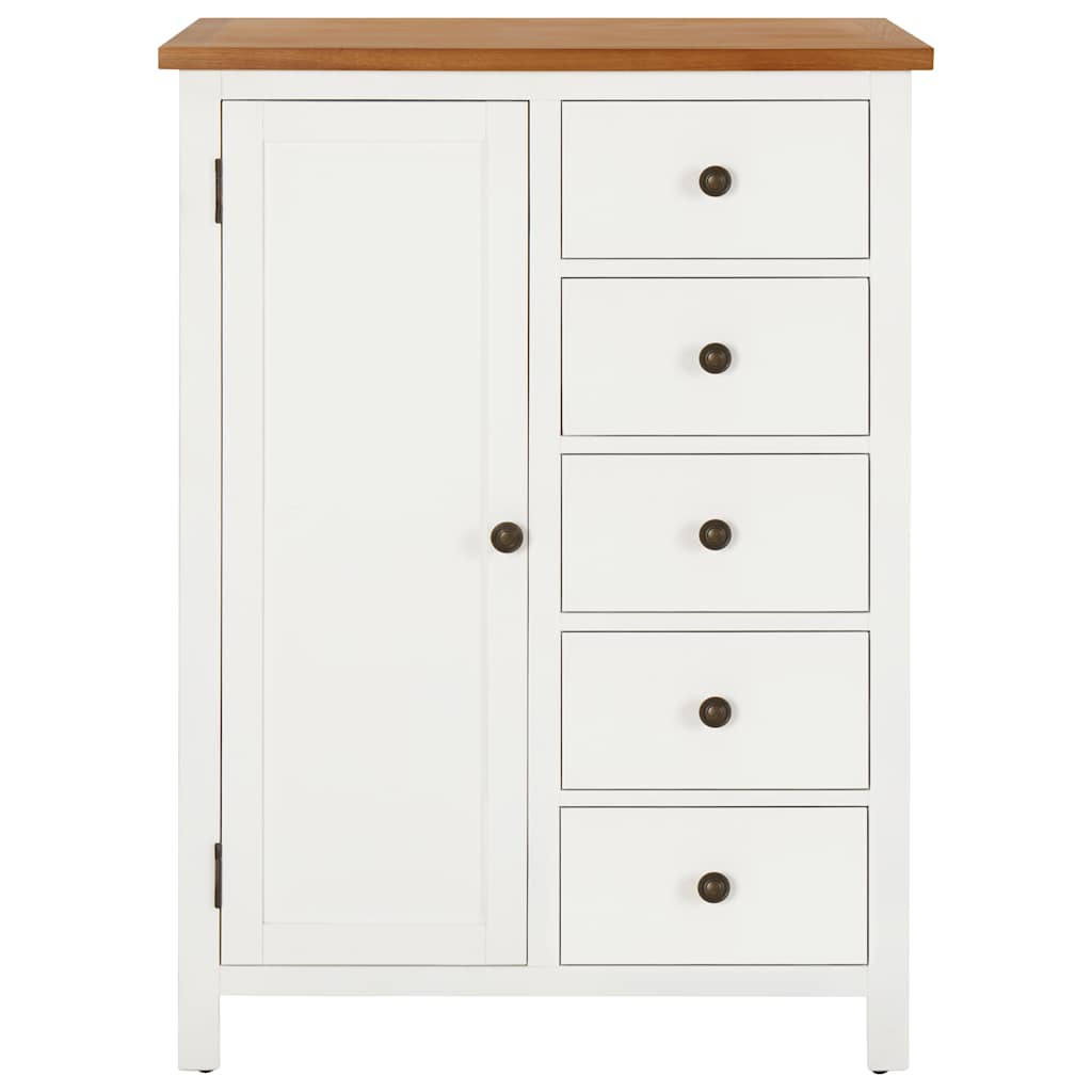 Kleiderschrank 76x52x105 cm Eiche Massivholz