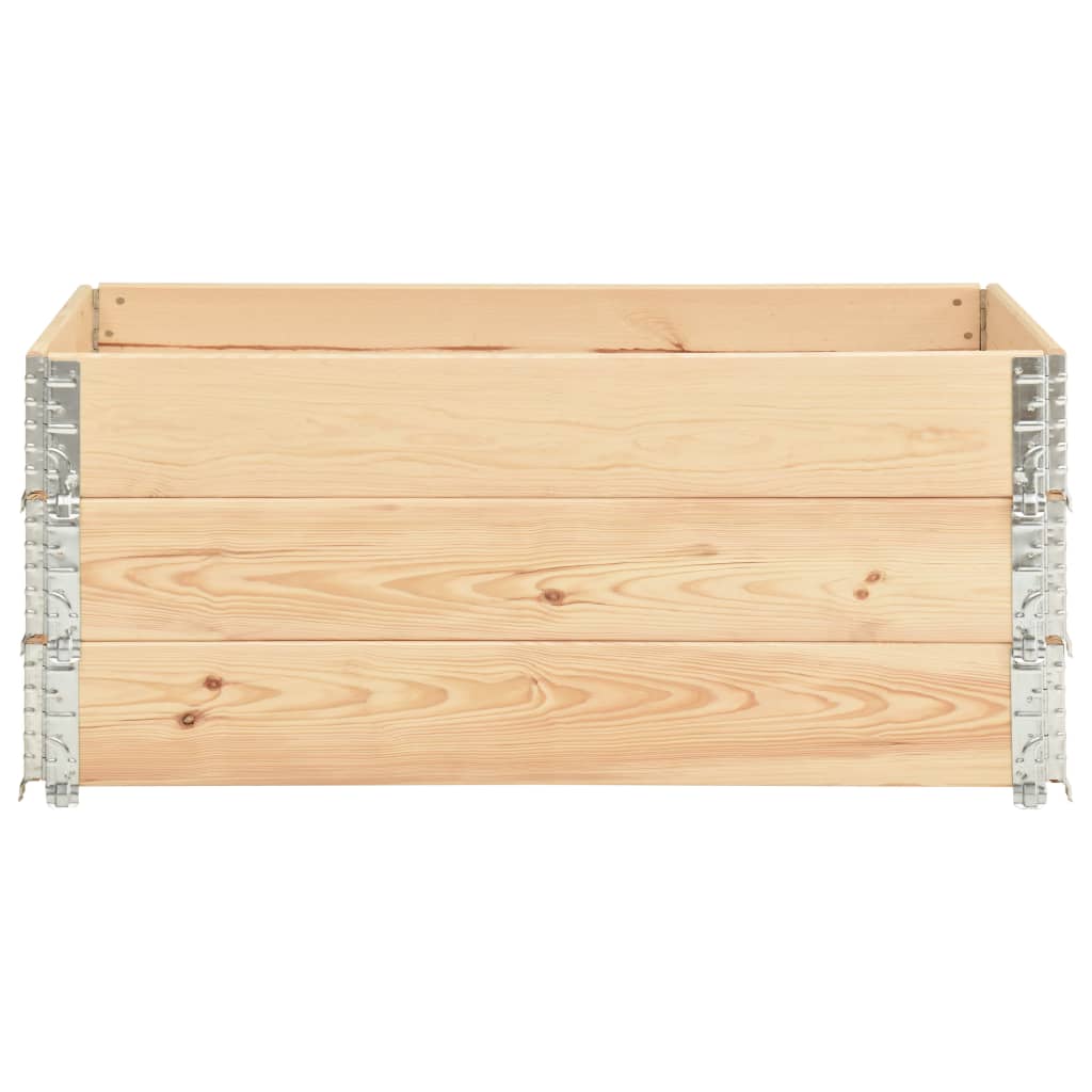 Hochbeete 3 Stk. 100x150 cm Kiefer Massivholz