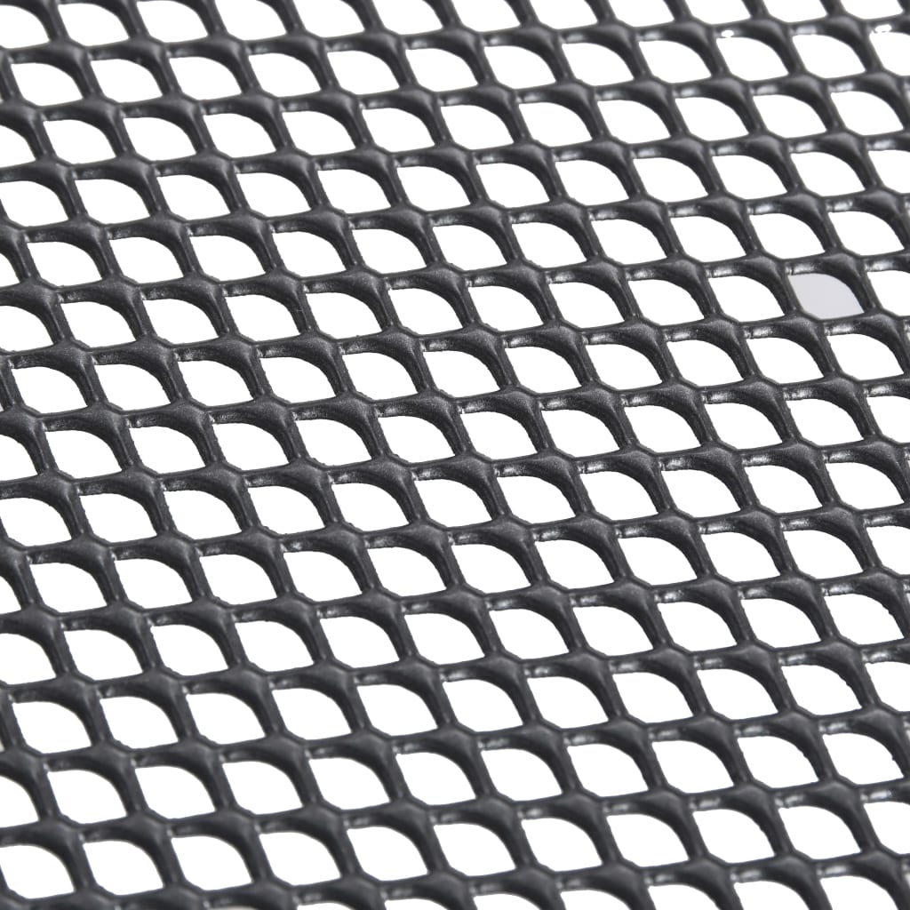 Klapptisch Mesh 80x80x72 cm Stahl Anthrazit