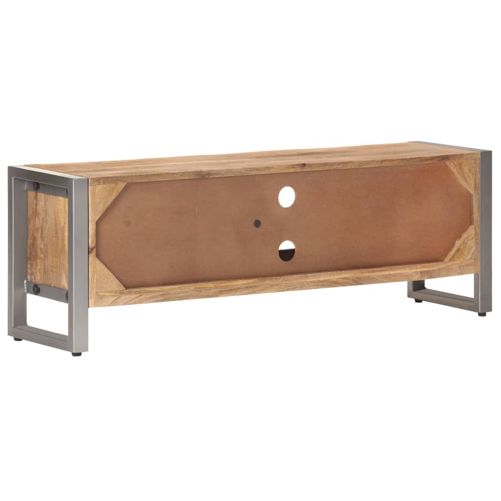 TV-Schrank 120x30x40 cm Raues Mangoholz